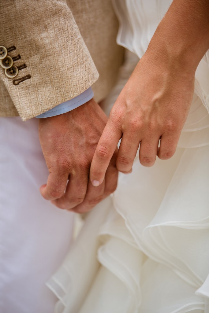 Bruidspaar handen
